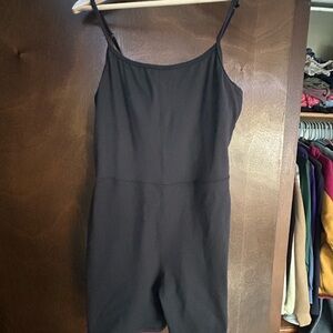 Black Sleeveless Romper